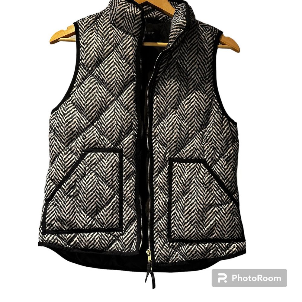 J Crew Quilted Puffy Vest Small great condition